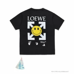 Hypeyourbeast OFF-WHITE X LOEW X SMILEY Tee Shirt'BLACK' T-Shirts