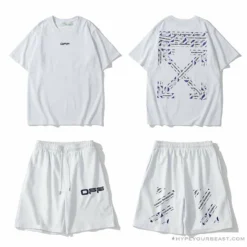Hypeyourbeast Pants OFF-WHITE Cabin Cabbage Shorts'WHITE'