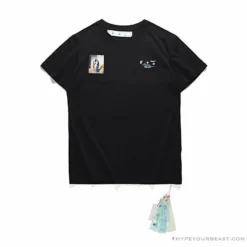 Hypeyourbeast T-Shirts OFF-WHITE The Kiss Tee Shirt 'BLACK'