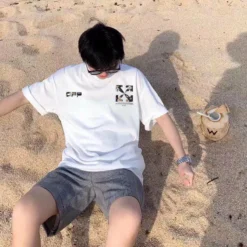 Hypeyourbeast T-Shirts OFF-WHITE Daisy Graffiti Arrow Conley Tee Shirt'WHITE'