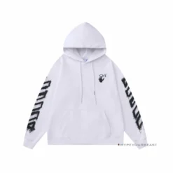 HypeYourBeast Off-White Hoodie Hallow White Hoodies & Jackets