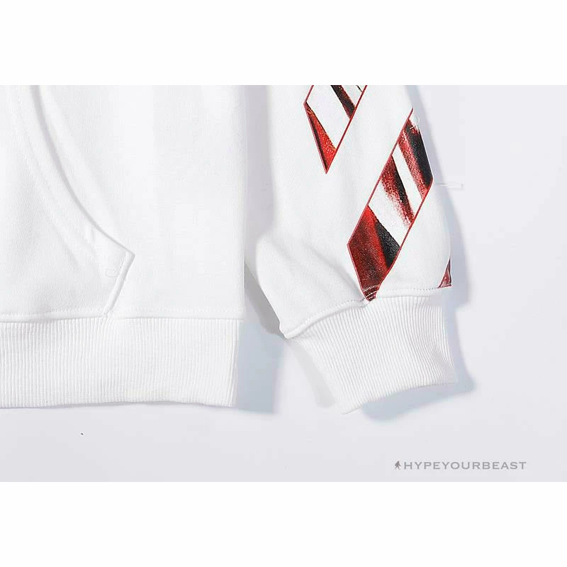 Hypeyourbeast Hoodies & Jackets OFF-WHITE Skull And Writing Hoodie 'WHITE'