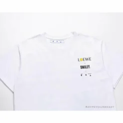Hypeyourbeast OFF-WHITE X LOEW X SMILEY Tee Shirt'WHITE' T-Shirts