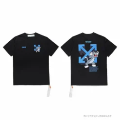 Hypeyourbeast OFF-WHITE Tom And Jerry Loose Tee Shirt'BLACK' T-Shirts