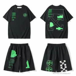 Hypeyourbeast OFF-WHITE Golden Ratio Shorts'BLACK' Pants