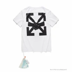 Hypeyourbeast OFF-WHITE Hand Shake Tee Shirt 'WHITE' T-Shirts