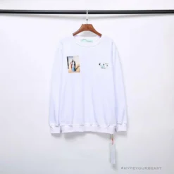 Hypeyourbeast OFF-WHITE The Kiss Long Sleeve Shirt 'WHITE' Shirts