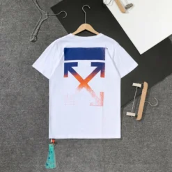 Hypeyourbeast OFF-WHITE Gradient Classic Cross Arrow Tee Shirt 'WHITE'