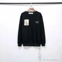 Hypeyourbeast Shirts OFF-WHITE The Kiss Long Sleeve Shirt 'BLACK'