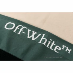 HypeYourBeast Off-White Shirt - Khaki & Green