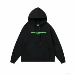 HypeYourBeast Off White Hoodie Machine Black
