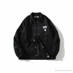 Hypeyourbeast Clothes BAPE X Star Wars Collaboration Windbreaker Jacket'BLACK'