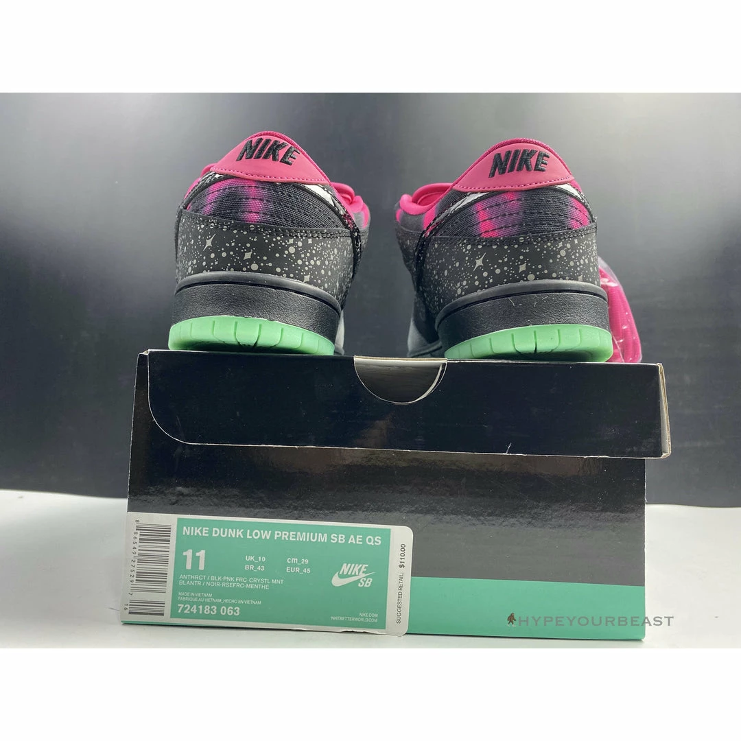 Hypeyourbeast Nike SB Dunk Low Premium Anthracite/Black-Pink Force Crystal Mint