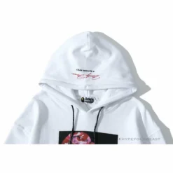 Hypeyourbeast BAPE Marilyn Monroe Powder Camouflage Hoodie'WHITE'