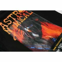 Hypeyourbeast OFF-WHITE Travis Scott Cactus Jack Astronomical Tee Shirt'BLACK'