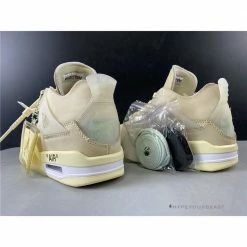 Hypeyourbeast Off White X Air Jordan 4 Sail
