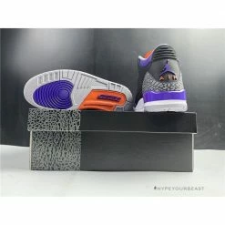 Hypeyourbeast Air Jordan 3'Court Purple Black Cement'
