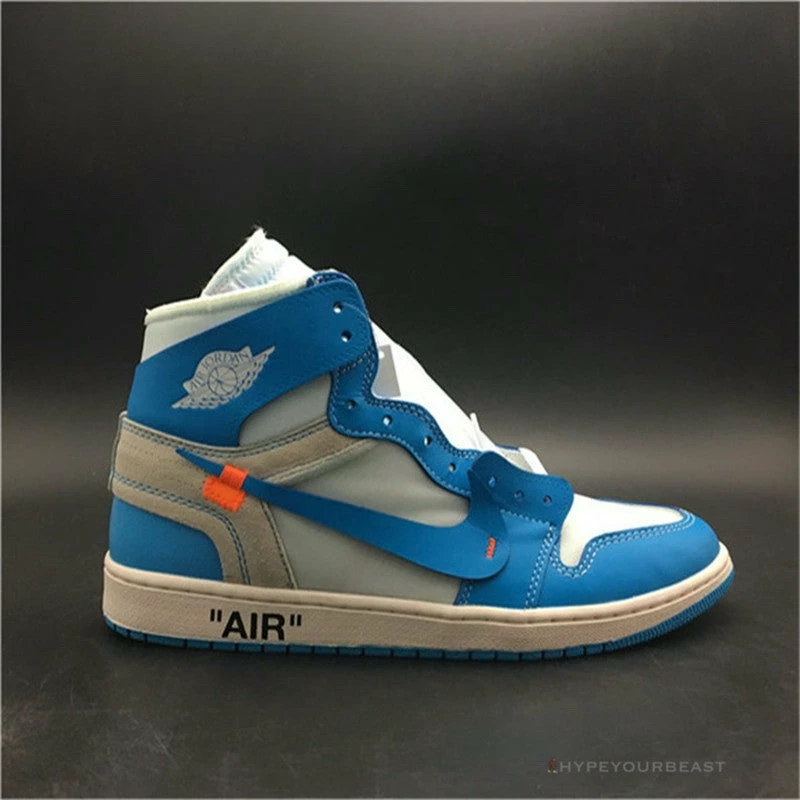 Hypeyourbeast The Ten: Off White X Air Jordan 1 High "UNC"