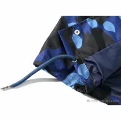 Hypeyourbeast BAPE X RUSSELL ATHLETIC Drawstring Camouflage Sweater'BLUE' Clothes