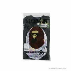 Hypeyourbeast Clothes BAPE Great Ape Head Symphony Lightning Tee Shirt'BLACK'