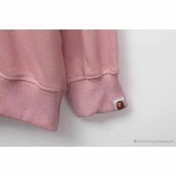 Hypeyourbeast BAPE Behind The Great Ape-Man Head Long Sleeve Shirt'PINK' Clothes