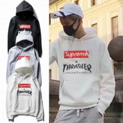 Hypeyourbeast Hoodies & Jackets Supreme X Thrasher Hoodie White