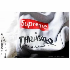 Hypeyourbeast Hoodies & Jackets Supreme X Thrasher Hoodie White