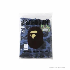 Hypeyourbeast Clothes BAPE Camo Hoodie Shark Head'NAVY BLUE'