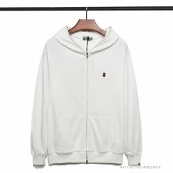Hypeyourbeast Clothes BAPE Classic Ape Head Hoodie 'WHITE'