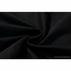 Hypeyourbeast BAPE Classic Basic Ape Man Head English LOGO Tee Shirt'BLACK' Clothes