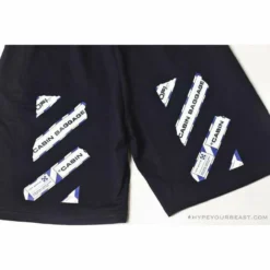 Hypeyourbeast OFF-WHITE Cabin Cabbage Shorts'BLACK' Pants