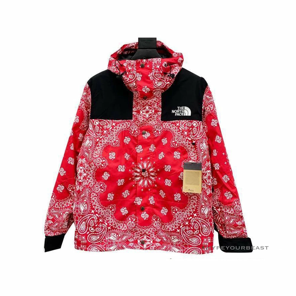 HypeYourBeast Supreme X TNF Bandana Jacket Red