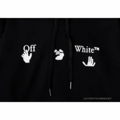 Hypeyourbeast Hoodies & Jackets OFF-WHITE Green Arrow Hoodie'BLACK'