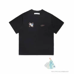 Hypeyourbeast OFF-WHITE Arrow Flying Cow Tee Shirt'BLACK' T-Shirts
