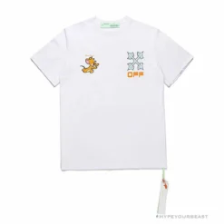 Hypeyourbeast T-Shirts OFF-WHITE Handsome Jerry Arrow Tee Shirt 'WHITE'