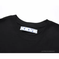 Hypeyourbeast OFF-WHITE Dimensional Arrow Angry Calf Tee Shirt'BLACK'