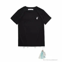 Hypeyourbeast T-Shirts OFF-WHITE Hand Shake Tee Shirt 'BLACK'
