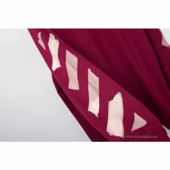 Hypeyourbeast OFF-WHITE Rubber Strip Arrow Long Sleeve Shirt'WINE RED' Shirts