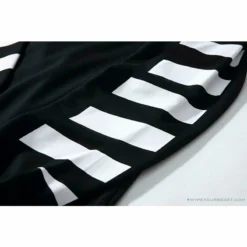 Hypeyourbeast Shirts OFF-WHITE Classic Basic Cotton Terry Round Long Sleeve Shirt'BLACK'