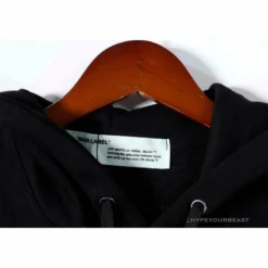 Hypeyourbeast OFF-WHITE Skull And Writing Hoodie'BLACK' Hoodies & Jackets