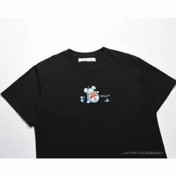 Hypeyourbeast OFF-WHITE Spoof Doraemon Arrow Tee Shirt'BLACK' T-Shirts