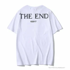 Hypeyourbeast T-Shirts OFF-WHITE CO VIRGIL ABLOH Portrait Tee Shirt 'WHITE'