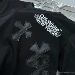 Hypeyourbeast OFF-WHITE Chrome Hearts Tee Shirt'BLACK' T-Shirts
