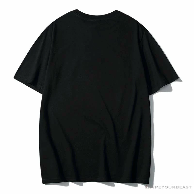 Hypeyourbeast BAPE X MCM Camouflage Ape Head Tee Shirt 'BLACK'