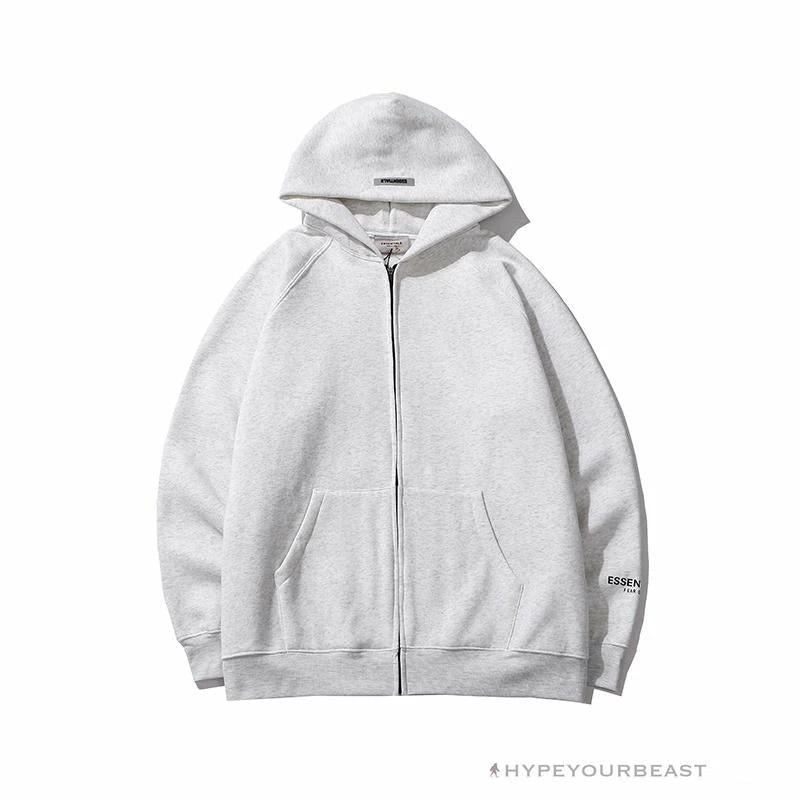 HypeYourBeast FOG Hoodie "ESSENTIALS' Gray Hoodies & Jackets