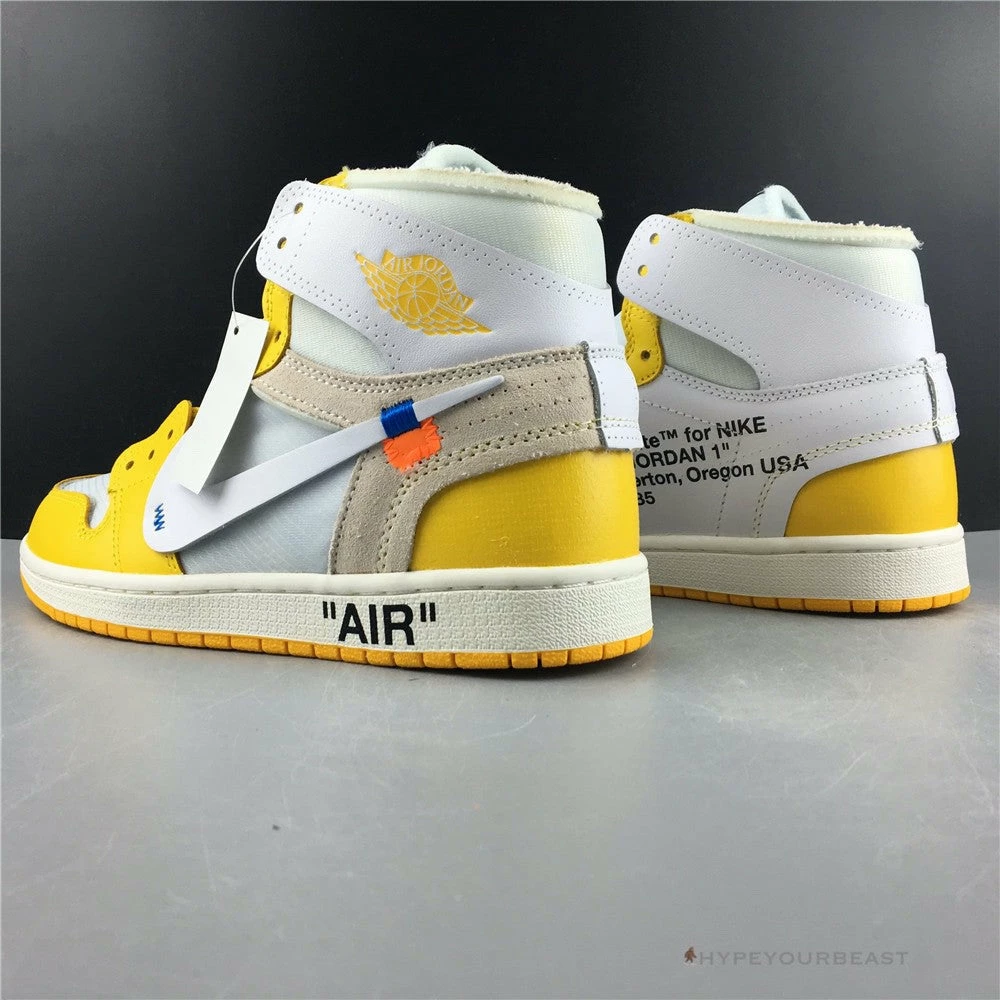 Hypeyourbeast Off-White X Air Jordan 1 High Canary Yellow
