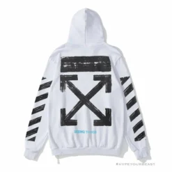 HypeYourBeast Hoodies & Jackets Off White Hoodie White & Black