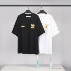 Hypeyourbeast OFF-WHITE Dimensional Arrow Angry Calf Tee Shirt'BLACK'