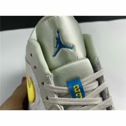 Hypeyourbeast Air Jordan 1 Low'Palm Tree Beige Yellow'