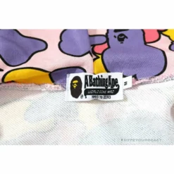 Hypeyourbeast BAPE Shark Head STA Star Camouflage Hoodie'PINK'